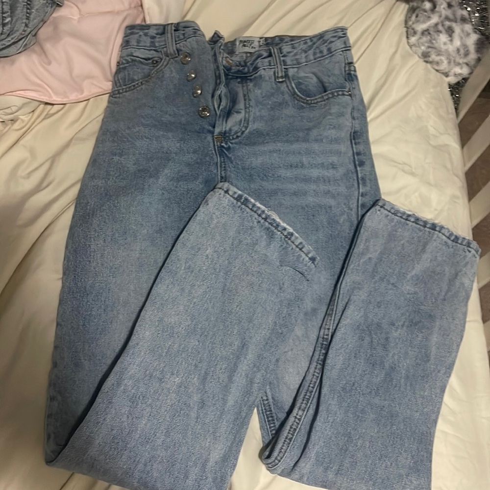 Princess polly mom jeans button up